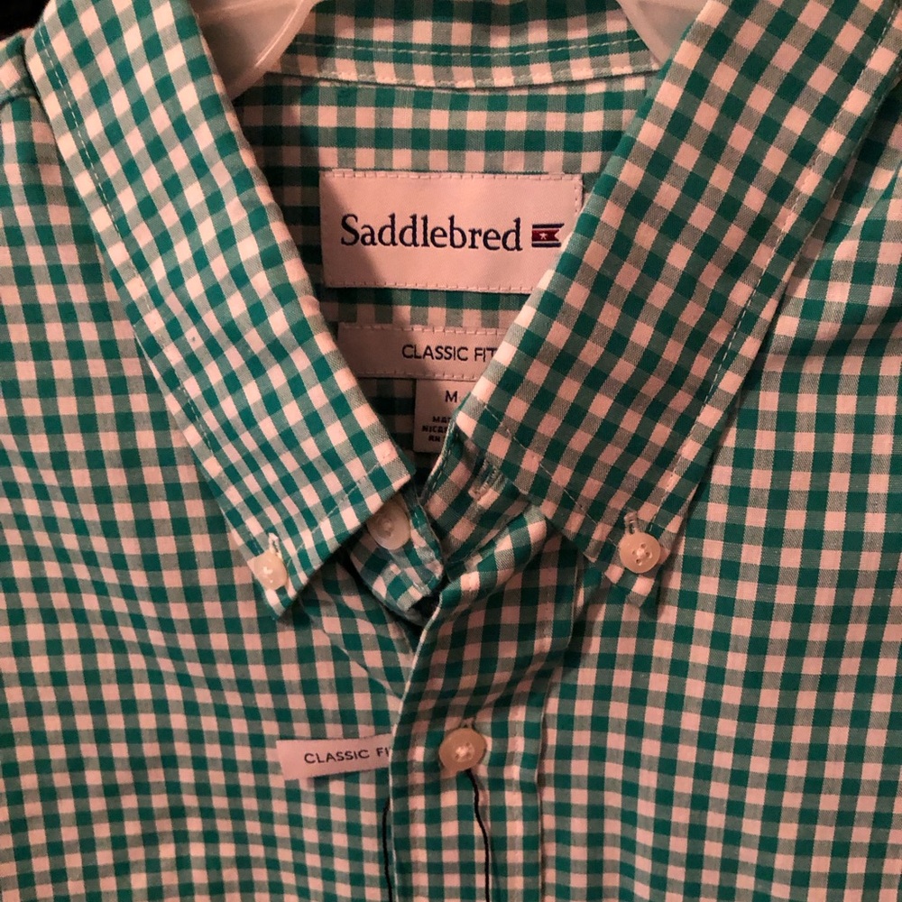 Saddlebred Classic Fit Men’s Short sleeve button up